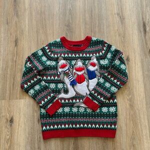 Children's Holiday Shark Sweater